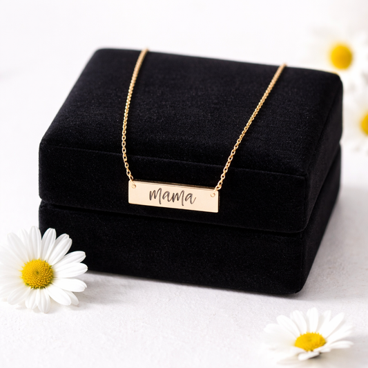 Blessed Mama - Gold  Necklace