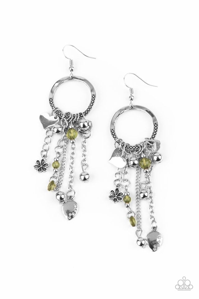 Charm School - Green  Earrings