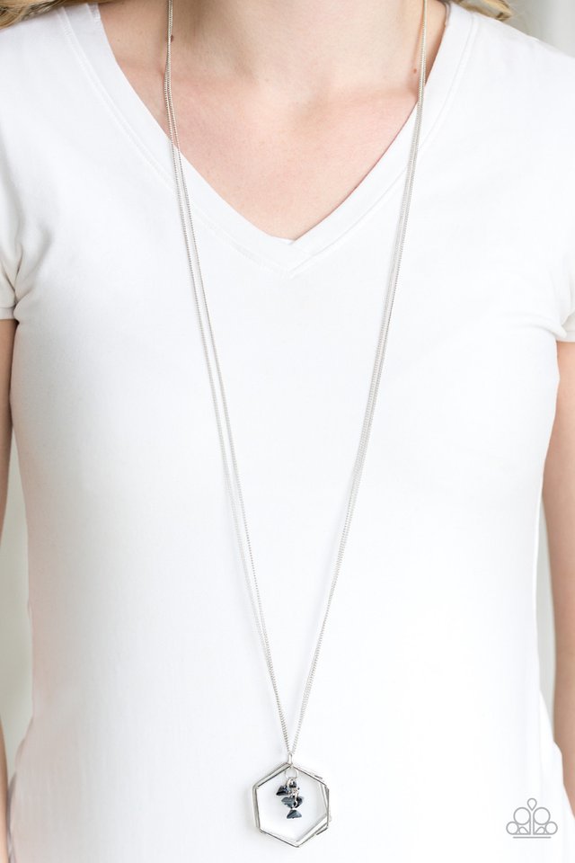 Chicly Geocentric - Blue Necklace