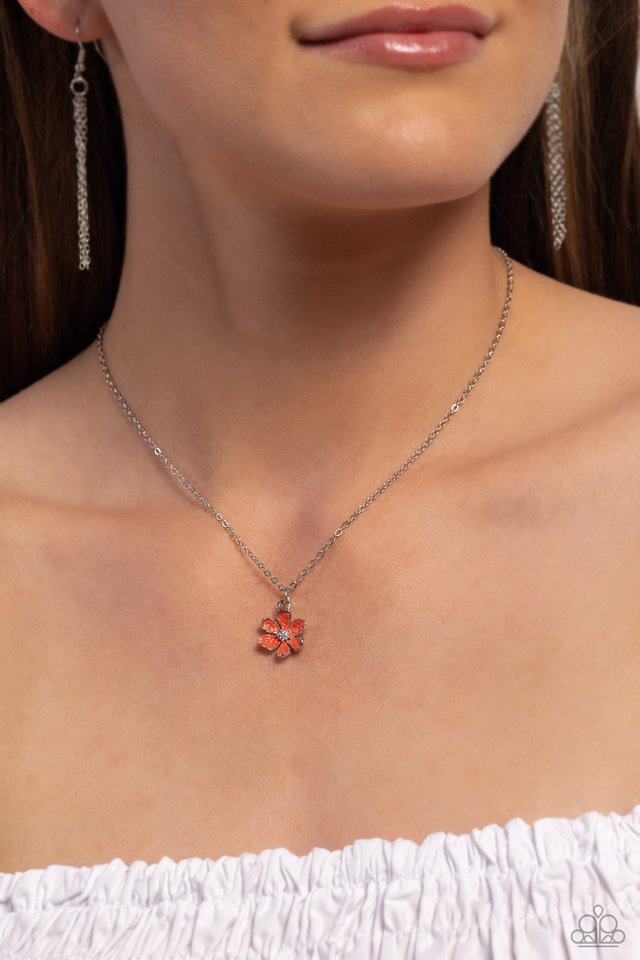College Retreat - Orange Necklace
