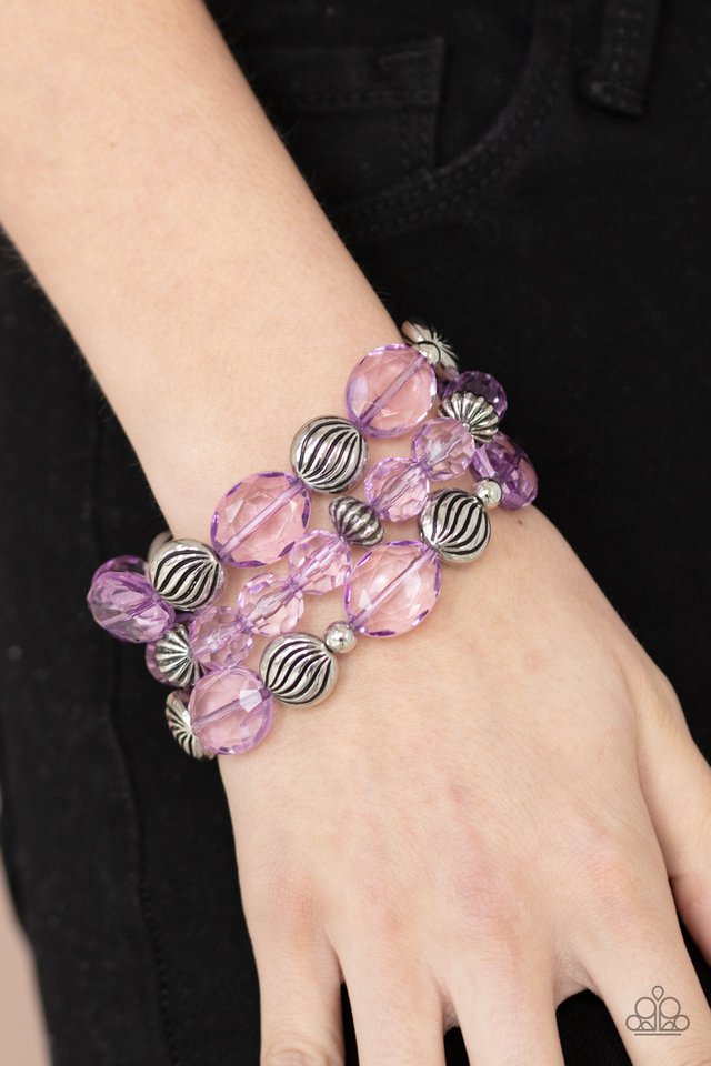 The "Crystal Charisma" Purple Bracelet