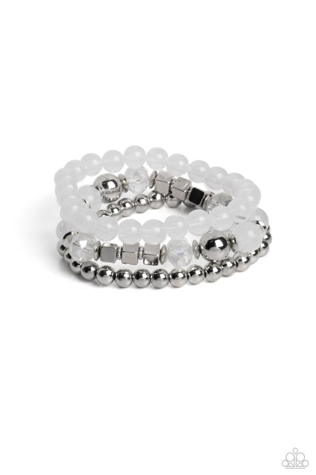 CUBE Your Enthusiasm - White  Bracelet