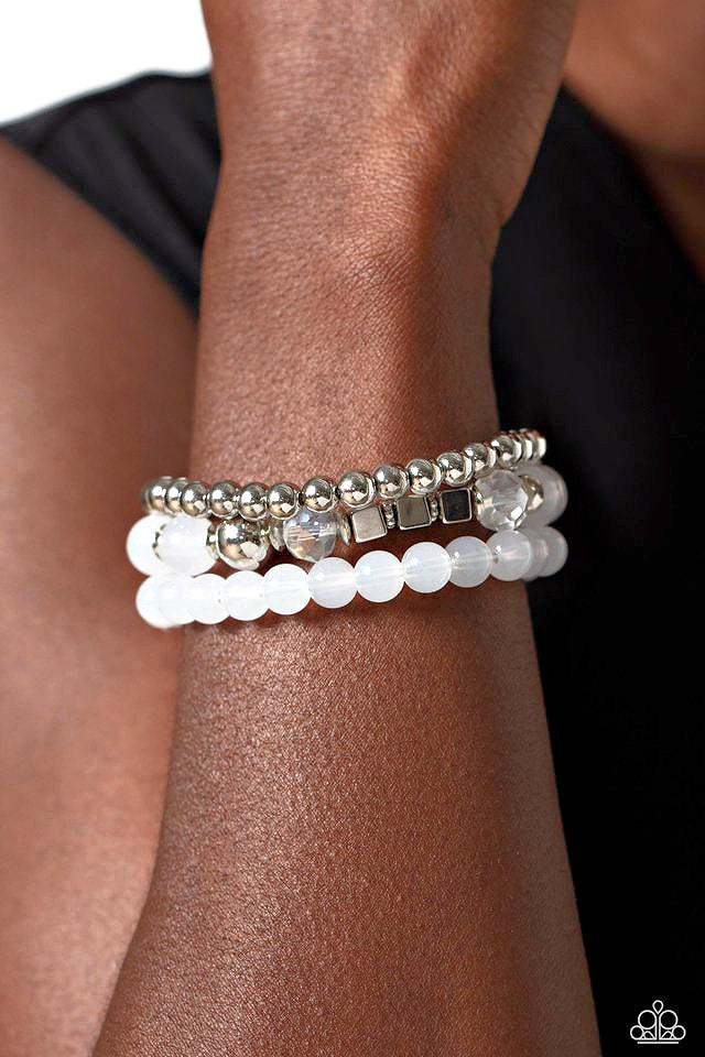 CUBE Your Enthusiasm - White  Bracelet
