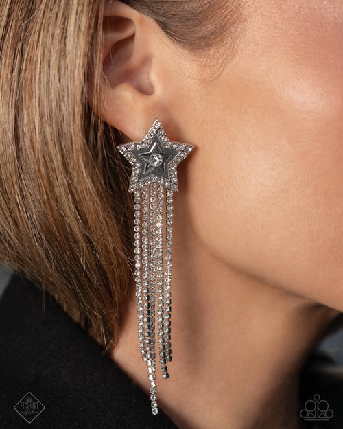 Currently Cosmic - White  Earrings