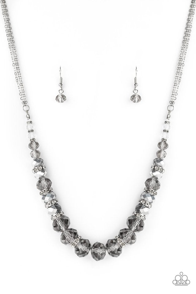 Distracted by Dazzle - Silver Necklace
