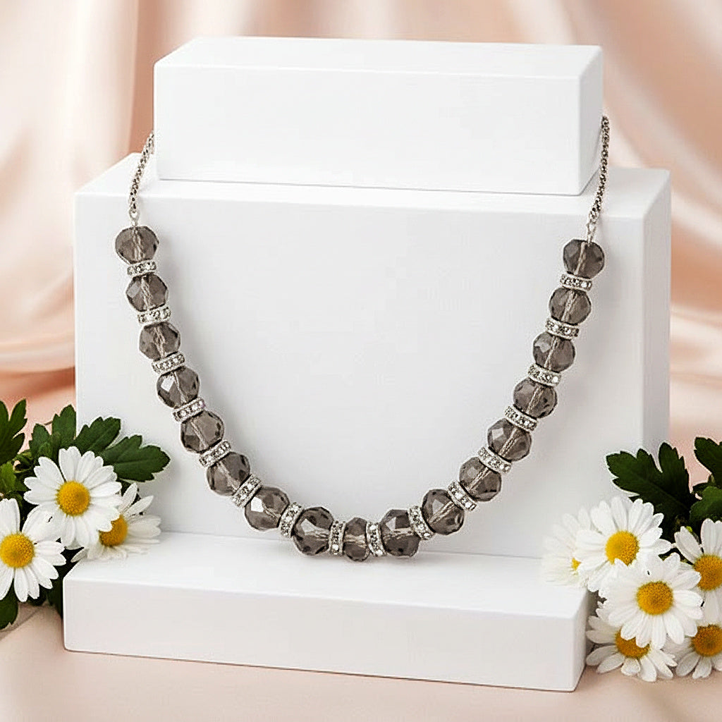 Distracted by Dazzle - Silver Necklace