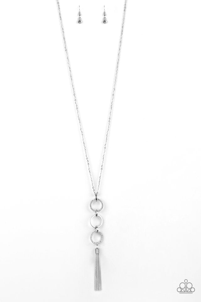 Diva In Diamonds - White  ~ Paparazzi Long/Opera (28-34") Necklace