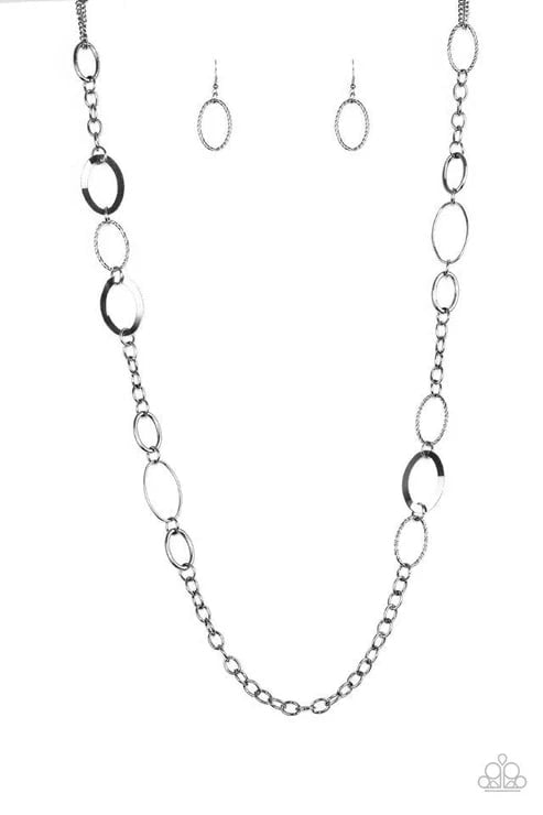 Chain Cadence - Black/Gunmetal Necklace