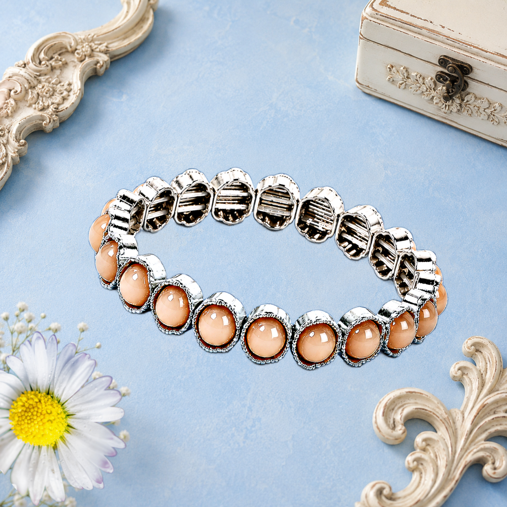Lets Be BUds- Brown Bracelet