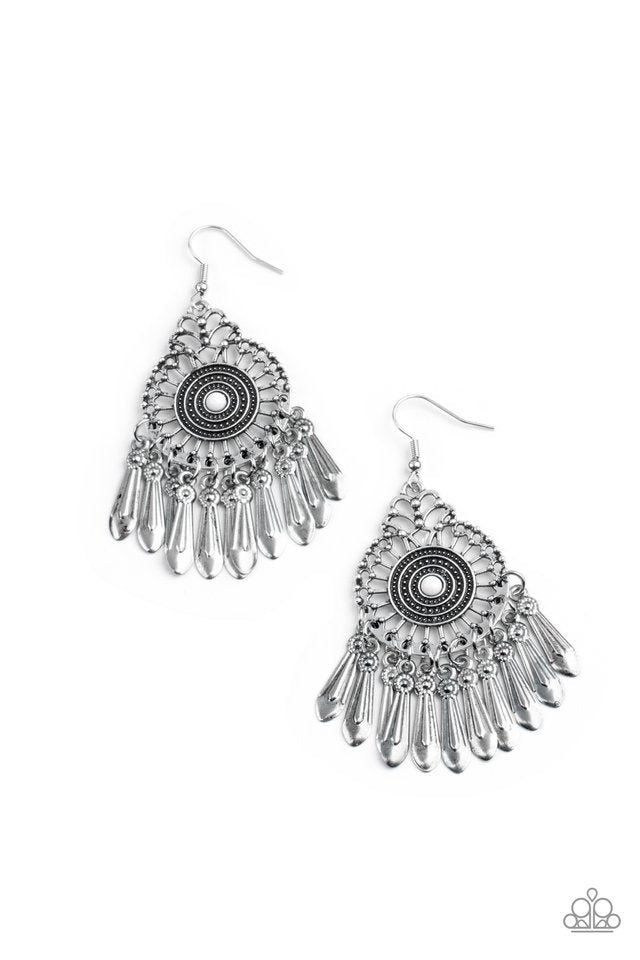 Dream a Little DREAMCATCHER - White  Earrings