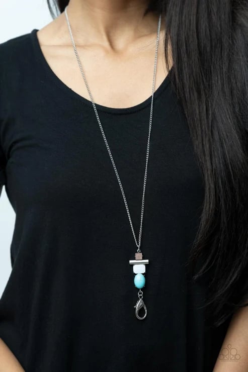 Natural Novice - Blue Lanyard Necklace