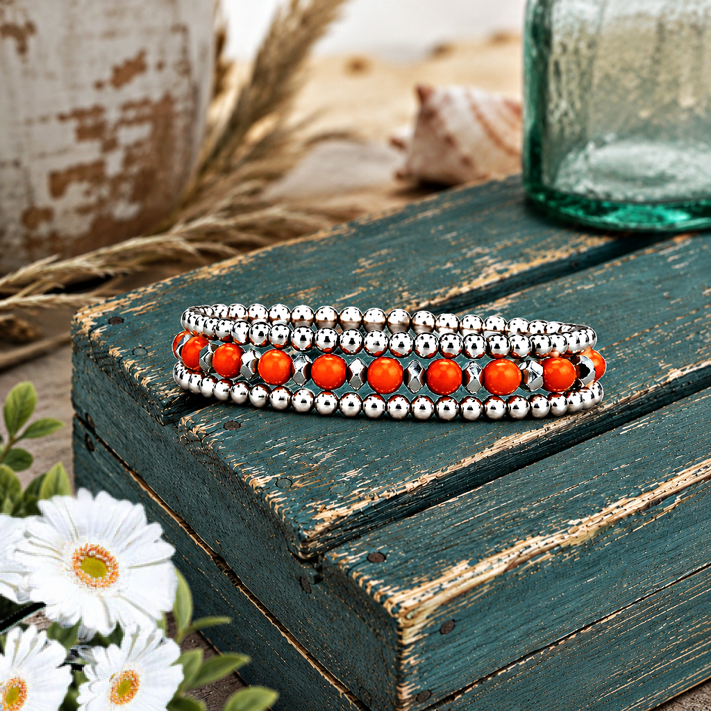 Epic Escape - Orange Bracelet