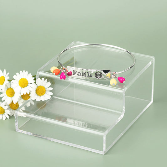 Flirting with Faith - Pink Bracelet