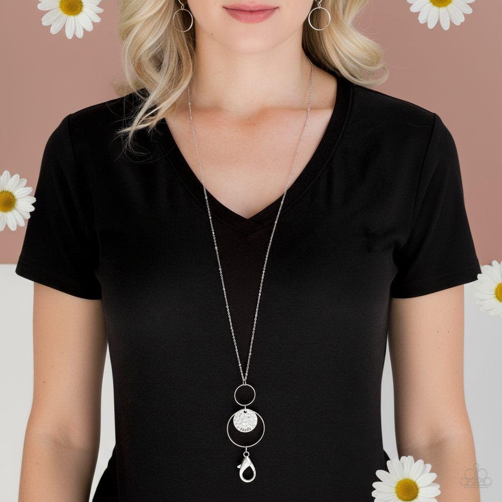 Faith Makes All Things Possible - Silver Lanyard