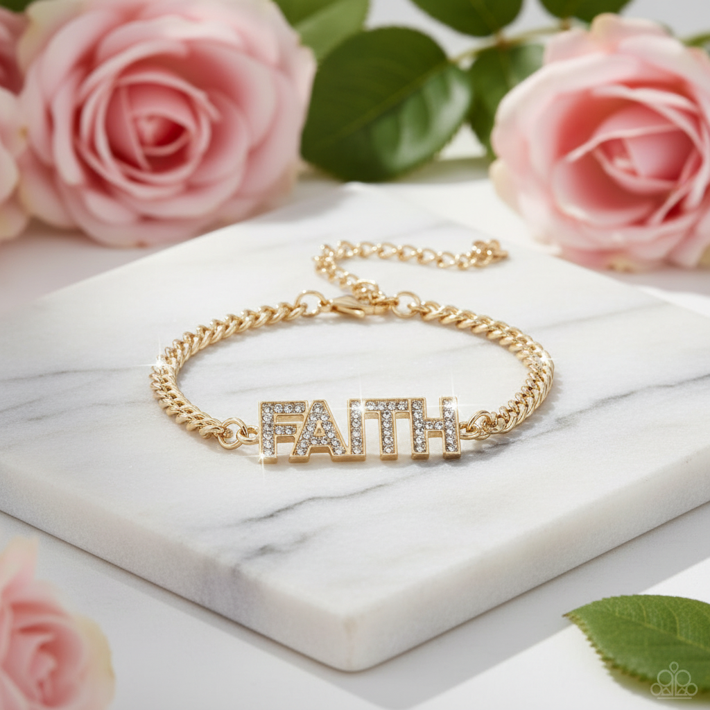 Faithful Finish — Gold Bracelet
