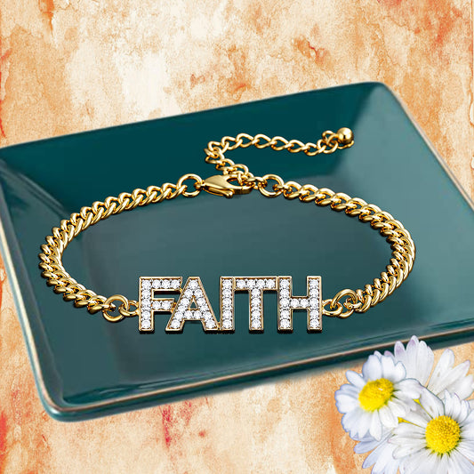Faithful Finish — Gold Bracelet
