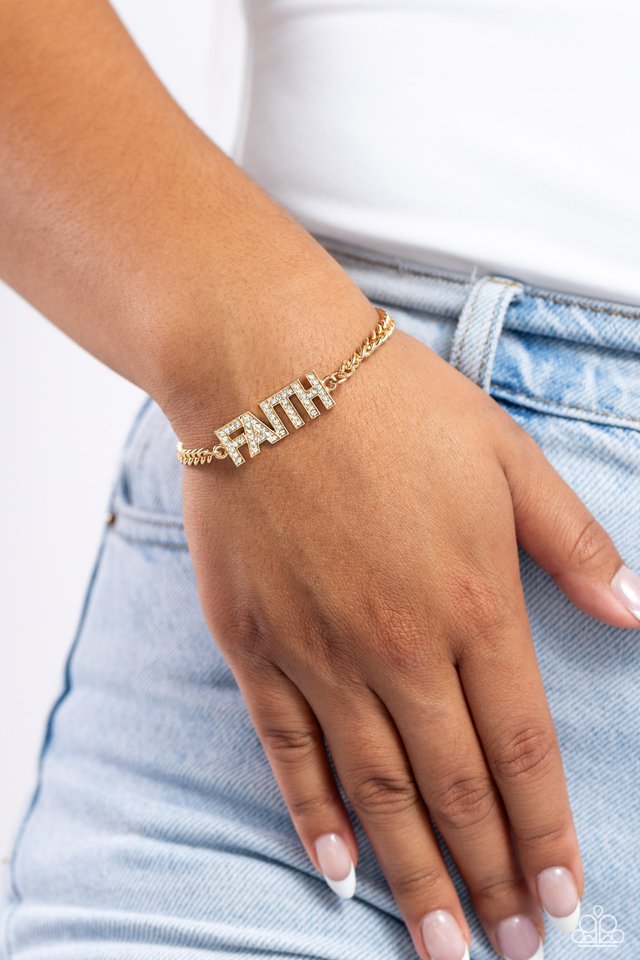 Faithful Finish — Gold Bracelet