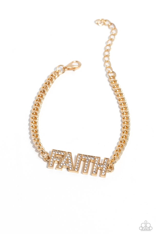 Faithful Finish — Gold Bracelet