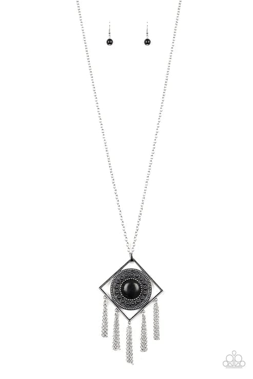 Sandstone Solstice - Black  Necklace