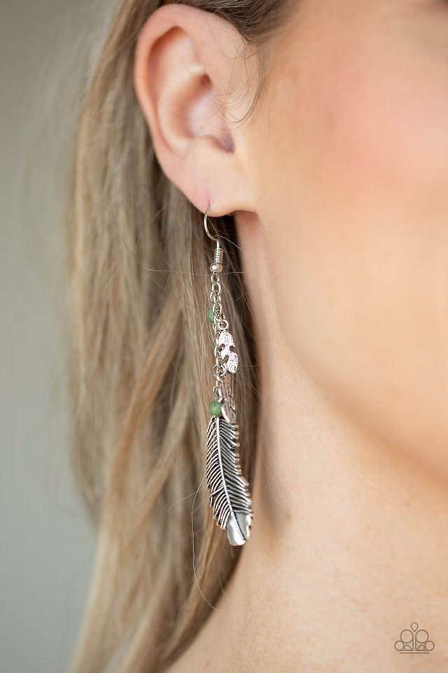 Find Your Flock - Green  Earrings