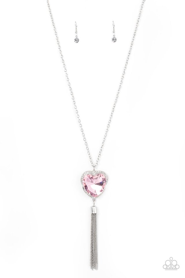 Finding My Forever - Pink  Necklace