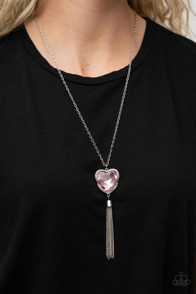 Finding My Forever - Pink  Necklace