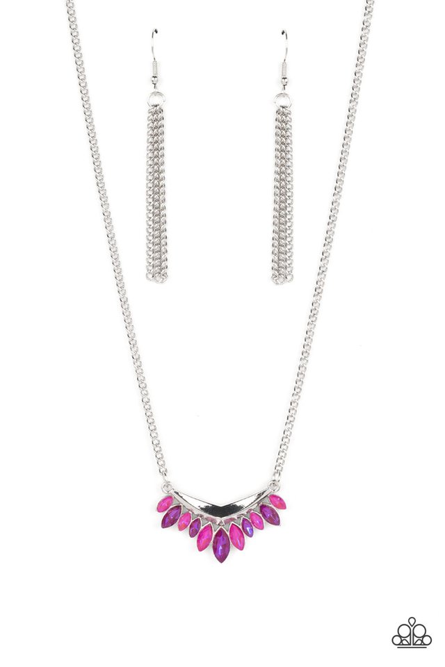 Flash Of Gringe - Pink ~ Paparazzi Everyday / Princess (18") Necklace