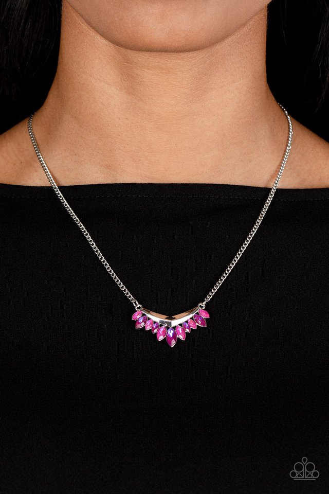 Flash Of Gringe - Pink ~ Paparazzi Everyday / Princess (18") Necklace