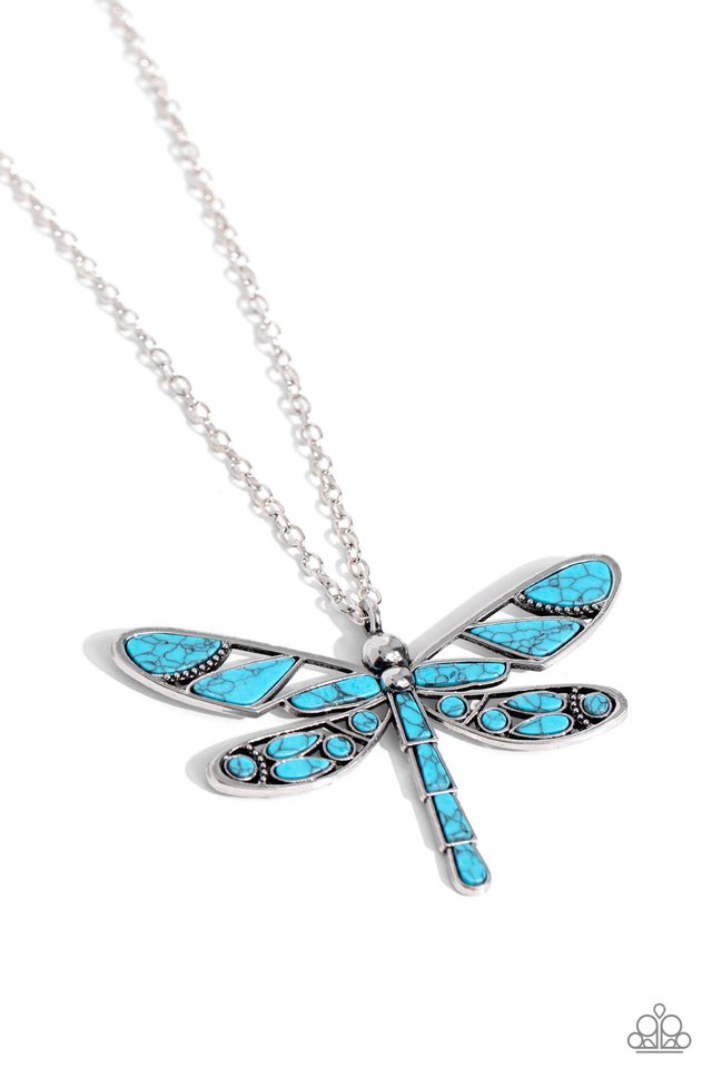 Flying Low - Green  `PaparazziMid-Length / Layering (20–24")  Necklace