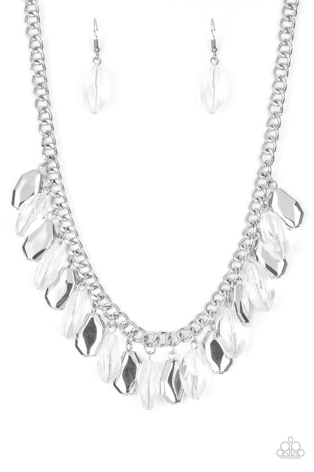 Fringe Fabulous - White  Necklace