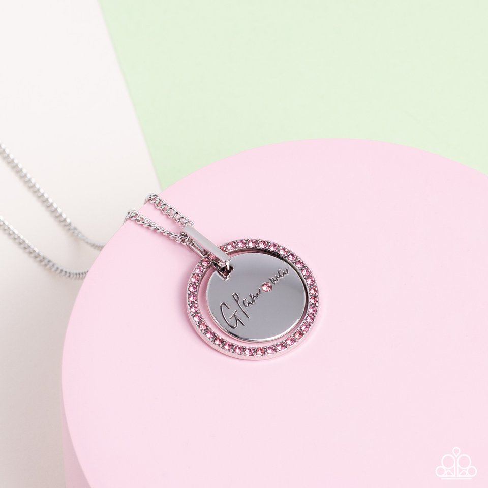 Glam-ma Glamorous - Pink  Necklace
