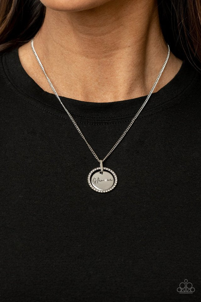 Glam-ma Glamorous - White  Necklace