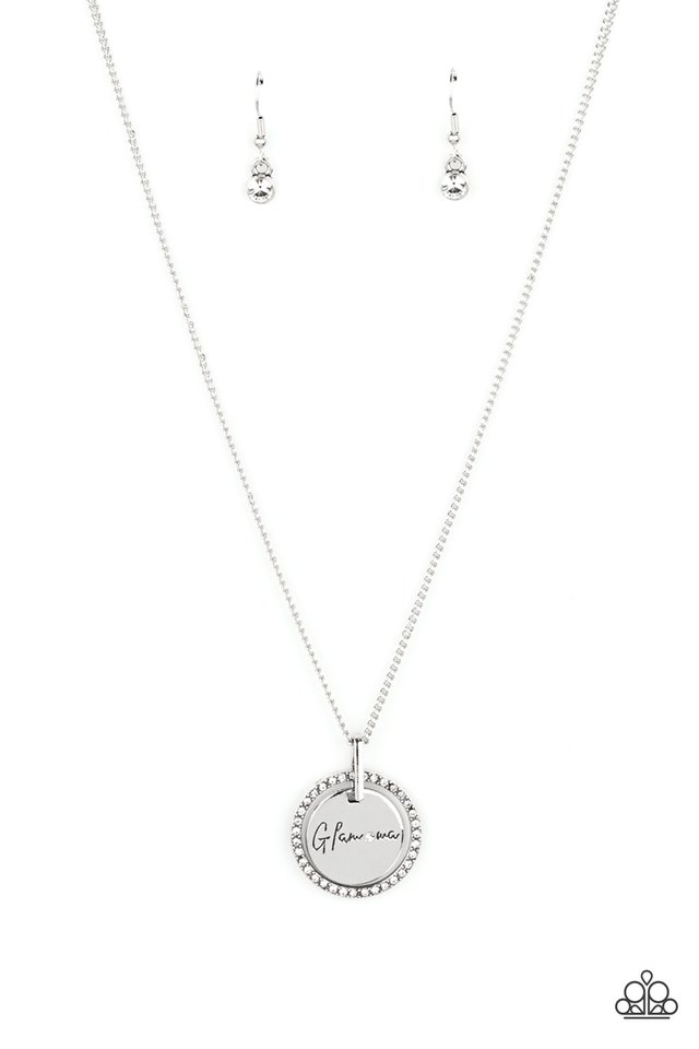 Glam-ma Glamorous - White  Necklace