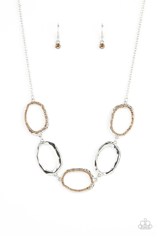 Gritty Go-Getter – Brown Necklace
