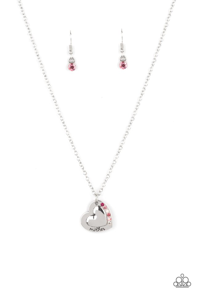 Happily Heartwarming - Pink  Necklace