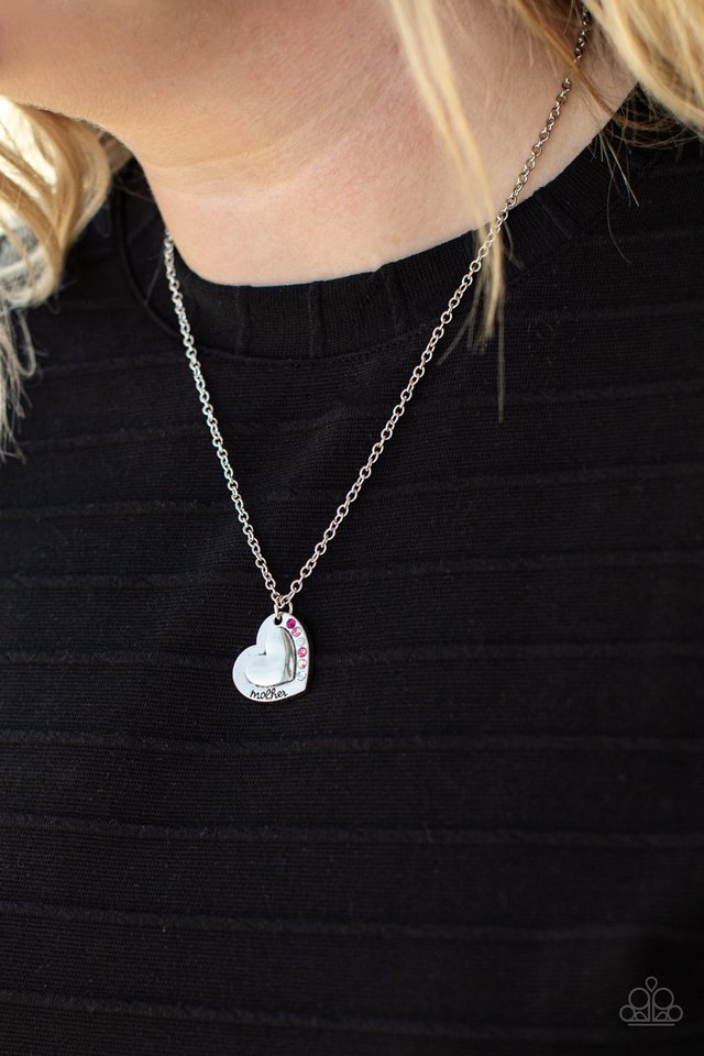 Happily Heartwarming - Pink  Necklace