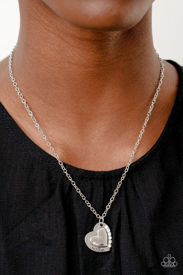 Happily Heartwarming - White  Necklace