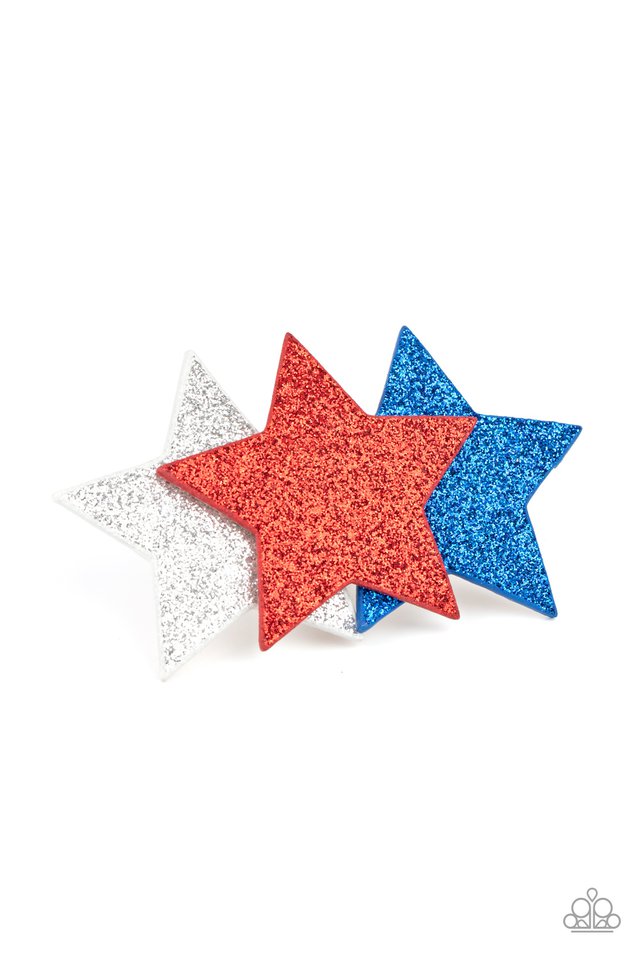 Happy Birthday, America - Multi ♥ Hair Clip