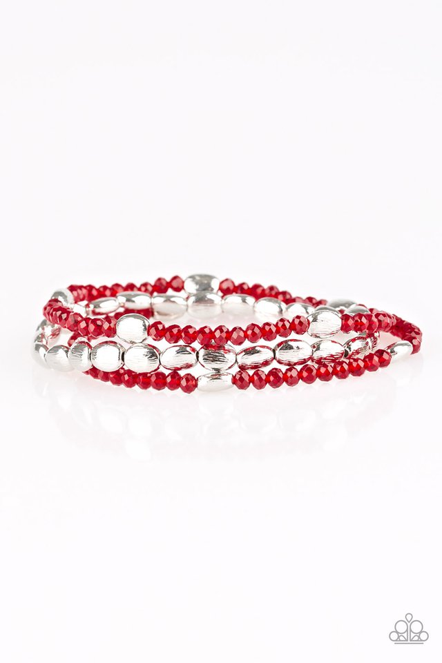 Hello Beautiful - Red - Bracelet