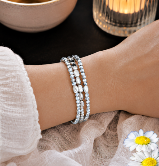 Hello Beautiful - Silver  Bracelet