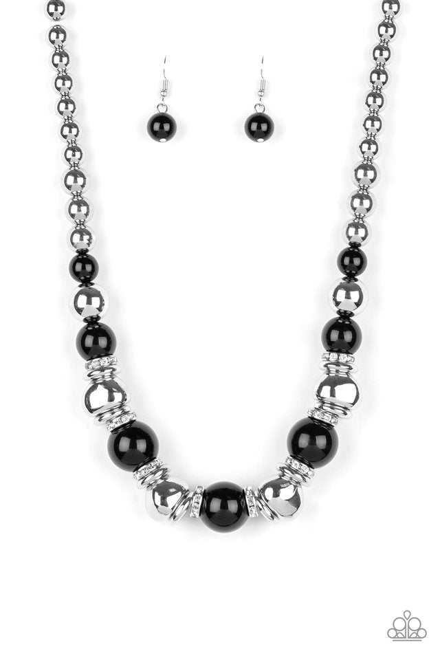 Hollywood HAUTE Spot - Black  Necklace