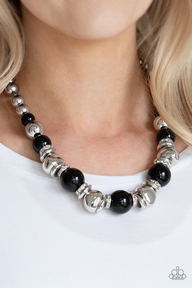 Hollywood HAUTE Spot - Black  Necklace
