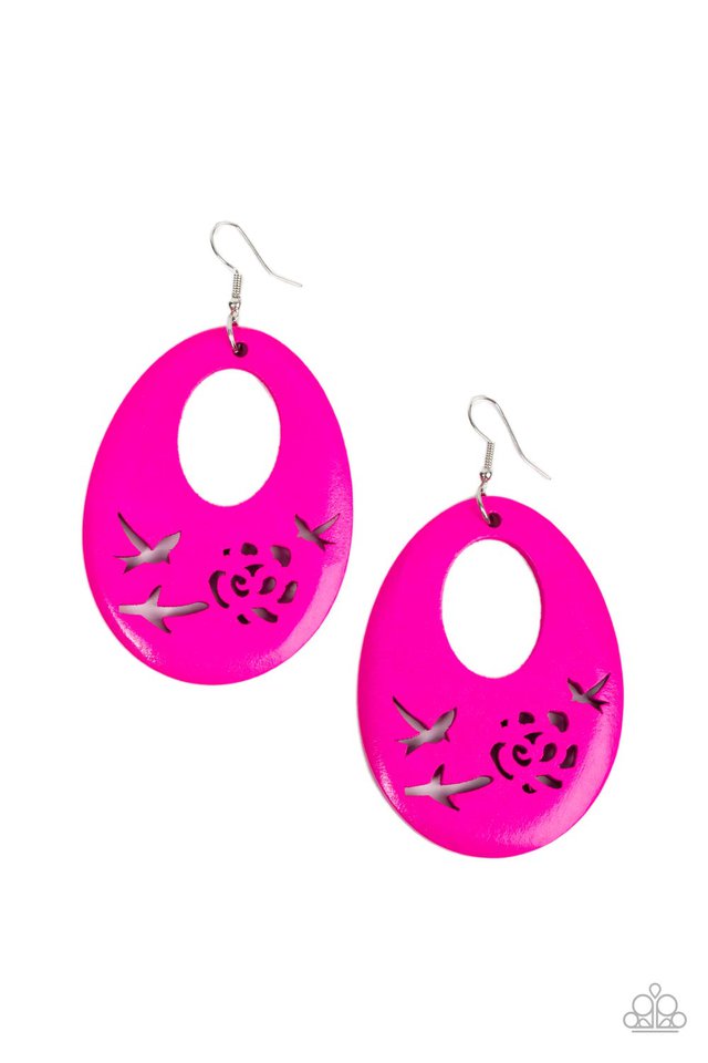 Home TWEET Home - Pink  Earrings
