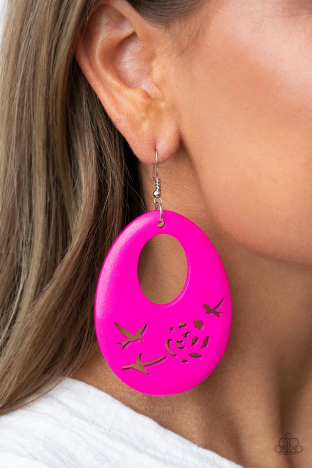Home TWEET Home - Pink  Earrings
