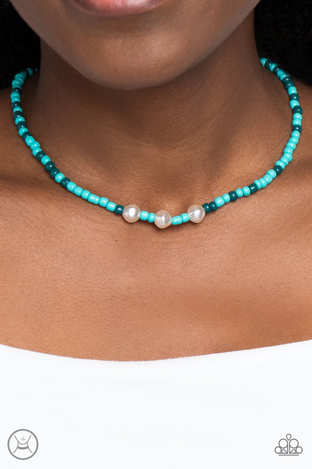 I Can SEED Clearly Now - Blue Necklace