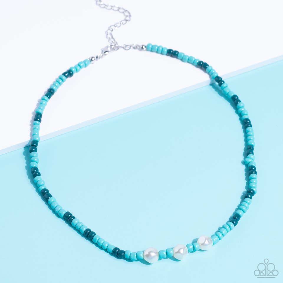 I Can SEED Clearly Now - Blue Necklace