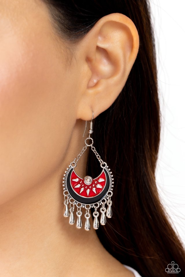 I Just Need CHIME - Red  Earrings