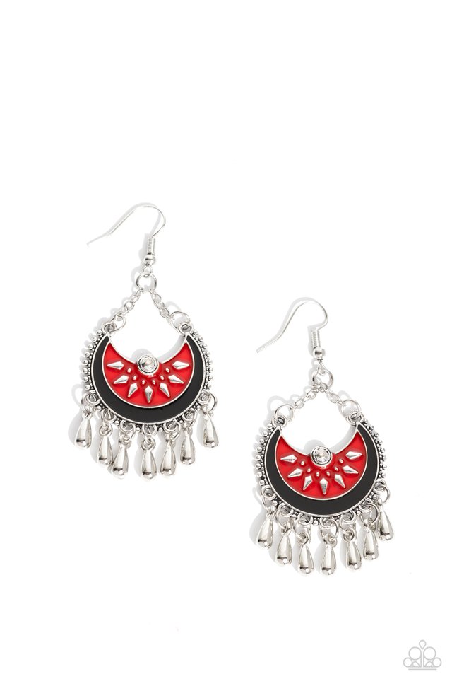I Just Need CHIME - Red  Earrings
