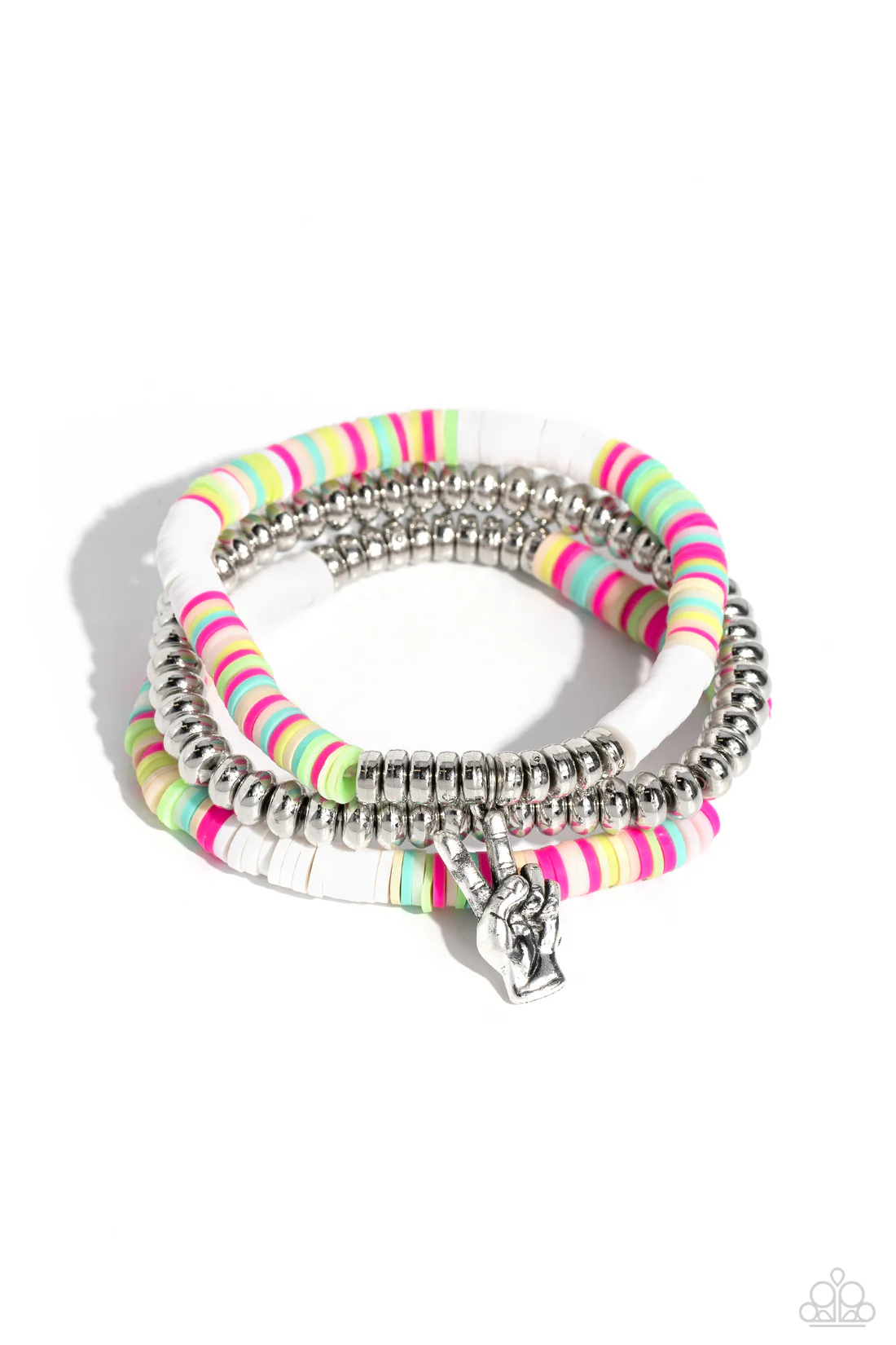 Peaceful Potential -  White Bracelet