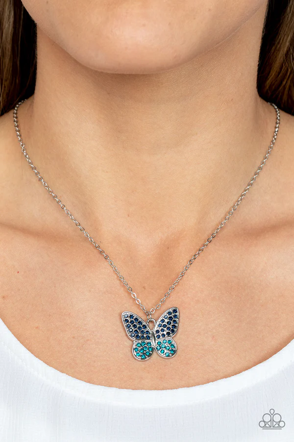 Flutter Forte - Blue  Necklace